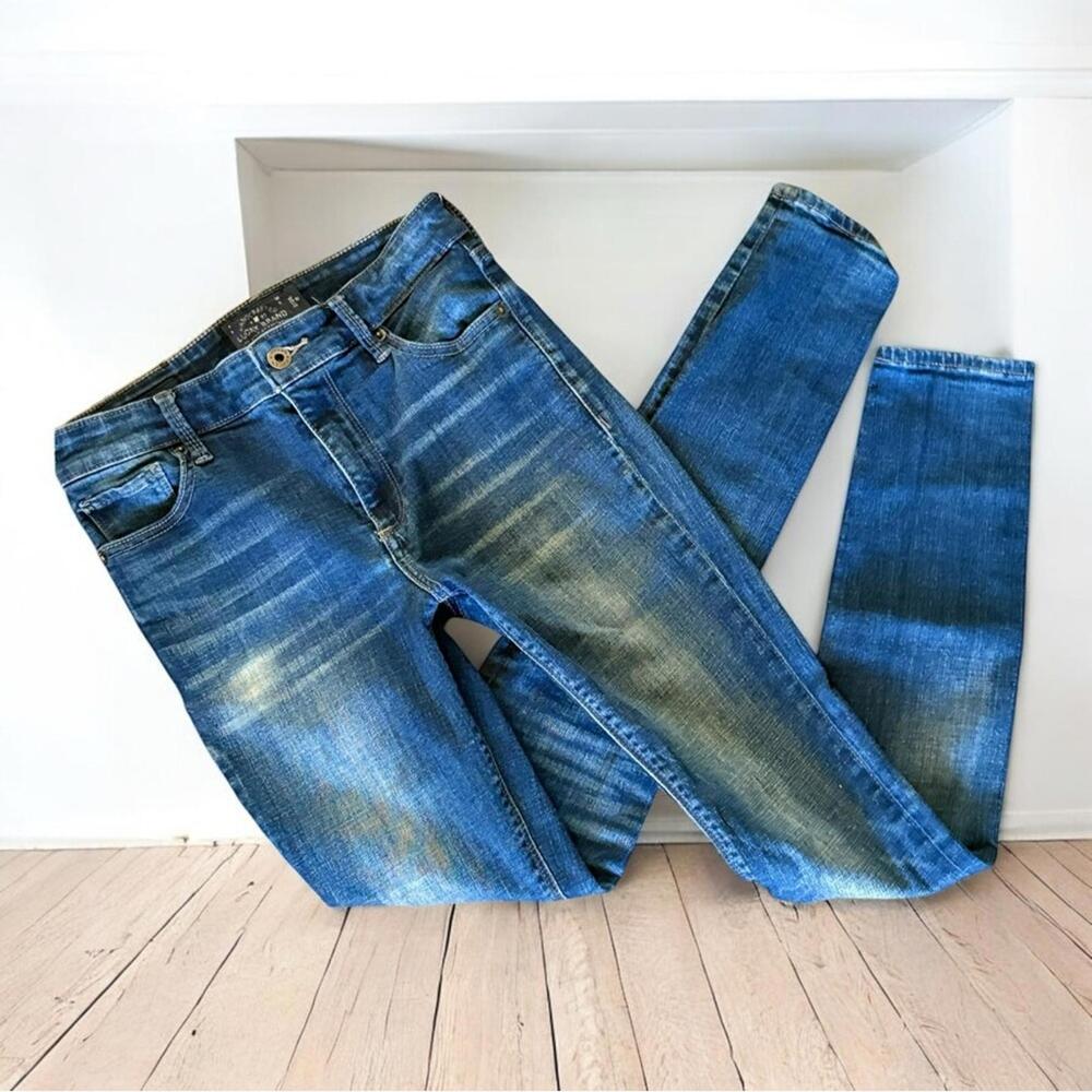 1047 Lucky Skinny Jeans 2/26 (28x30) Bridgette Mid Rise Stretch Cute Preppy